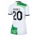 Günstige Liverpool Diogo Jota #20 Auswärts Fussballtrikot Damen 2023-24 Kurzarm